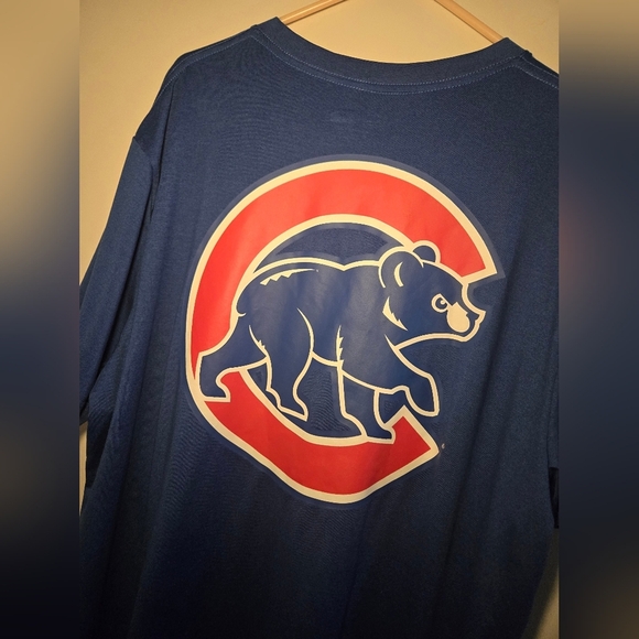 Chicago Cubs Genuine MLB New Era Blue Crew Neck Tee Shirt Mens XL - Picture 6 of 6